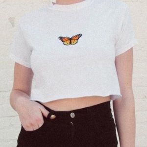 John Galt/Brandy Melville butterfly tee